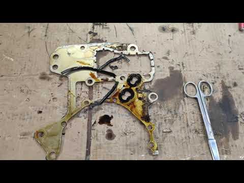 Видео: Opel Astra A16XER замена прокладки масляного насоса