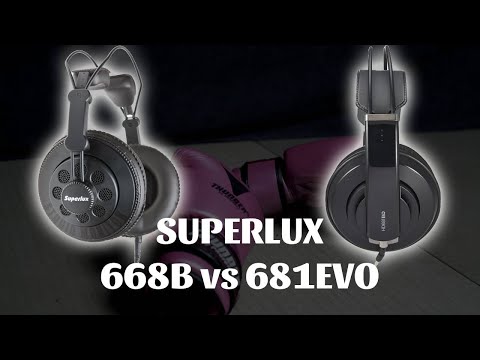 Видео: Сравнение Superlux 668B и Superlux 681EVO