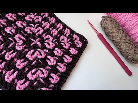 Видео: 🔥🥳Потрясающий МОТИВ крючком. Вязание крючком