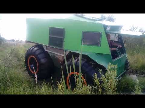 Видео: Бортоповоротный вездеход