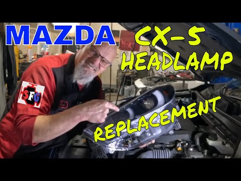 Видео: Замена фар Mazda CX 5