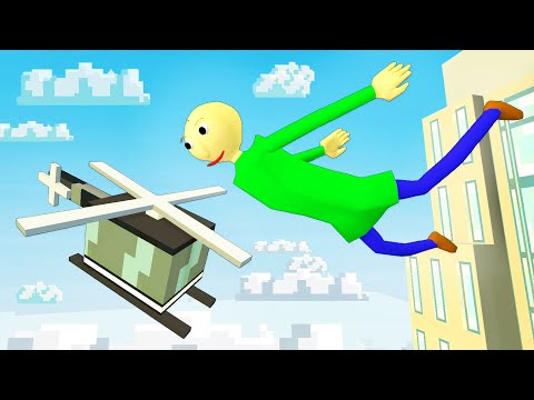 Видео: Baldi's Basics: Рэгдолл Прыжки и Падения [GMOD] - Серия 60
