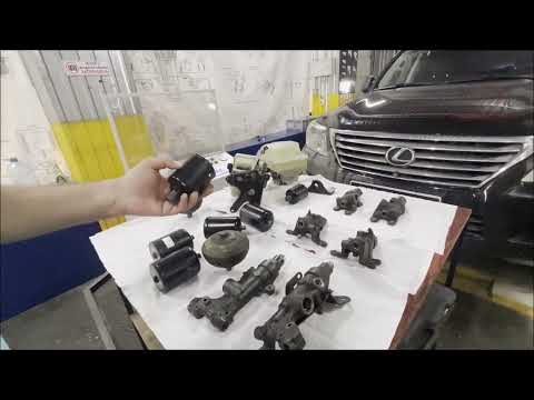 Видео: Гидроподвеска Lexus LX570   (Часть 1)