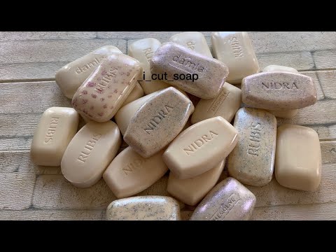 Видео: ASMR cutting dry soap/soap carving/ relax video/резка сухого мыла