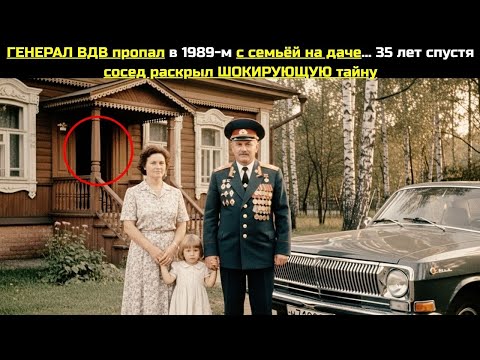 Видео: ГЕНЕРАЛ ВДВ пропал в 1989-м с семьёй на даче... 35 лет спустя сосед раскрыл ШОКИРУЮЩУЮ тайну
