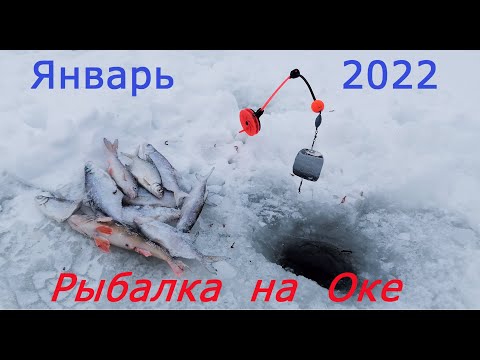 Видео: РЫБАЛКА НА ОКЕ/ЗИМА ЯНВАРЬ 2022/работают только вертолёты!!!