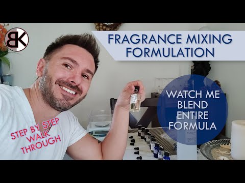 Видео: Формула для демонстрации смешивания ароматов в режиме реального времени: мужская осенняя янтарная...