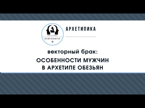 Видео: А вы знаете, что такое векторный брак? Глубины вектора: особенности мужчин в архетипе обезьян