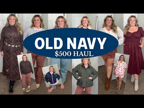 Видео: 500 долларов США, OLD NAVY FALL HAUL (размер XL/XXL/18)