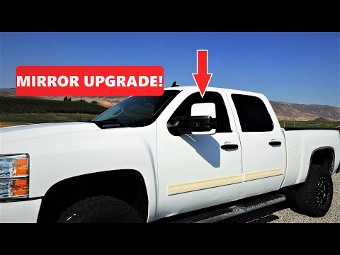 Видео: Установка нового буксировочного зеркала на Silverado и Sierra 2007–2014 гг. + проводка для фонаре...