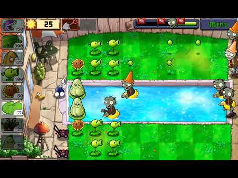 Видео: PVZ 1 adventure 2 level 23 прохождение