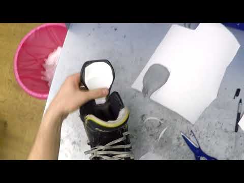 Видео: Ремонт задника на хоккейных коньках.Замена задника конька.