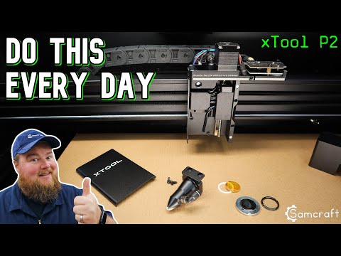 Видео: xTool P2 Очистка линз и зеркал — ПОЛНЫЙ ИНСТРУКЦИЯ