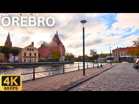Видео: Видеотур 4K: Эребру Швеция 🇸🇪 | Путешествие по Городу