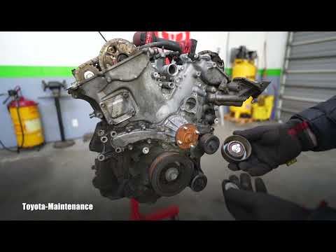 Видео: Продолжается разборка двигателя Toyota 1GR-FE V6 4.0 литра
