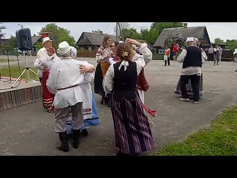 Видео: "Полька" ля клубу. Юраўскі карагод (шэсьце на Веснавога Юр'я) у в.Пагост (Жыткавіцкі р-н). 06.05.24