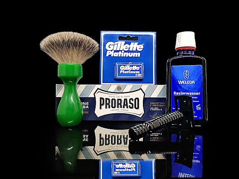 Видео: БРИТЬЁ! Dscosmetic, RazoRock Baby Smooth, Proraso, Weleda, Gillette Platinum