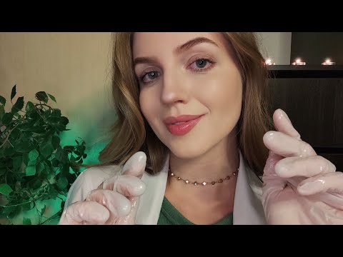 Видео: АСМР Массаж Лица в Перчатках с Маслом • ASMR Oil Face Massage with Gloves