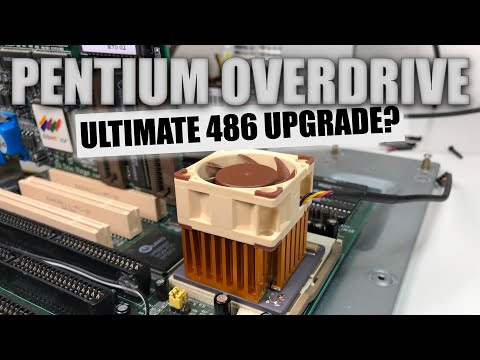 Видео: Процессор Intel Pentium Overdrive для систем 486