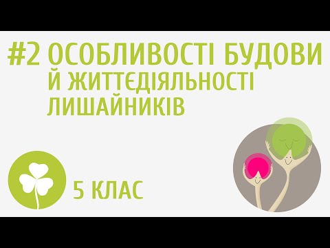 Видео: Особливості будови й життєдіяльності лишайників #2