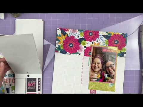 Видео: Процесс создания скрапбука: Хип-хип ура // Набор для переезда