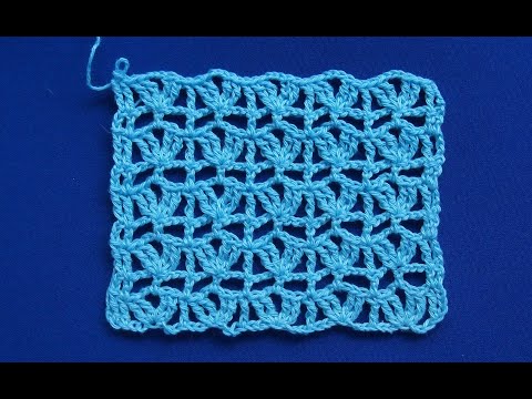 Видео: Самые простые узоры крючком .Ажурный узор для начинающих*  Crochet patterns* Узор для топа  Урок 402