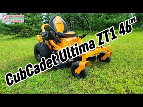 Видео: Садовый райдер с нулевым разворотом CubCadet Ultima 46"