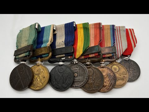 Видео: Японские награды за 40 лет службы | редкая колодка