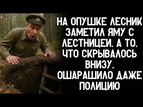 Видео: Лесник на опушке заметил яму с лестницей, а то, что скрывалось внизу, ошарашило даже полицию
