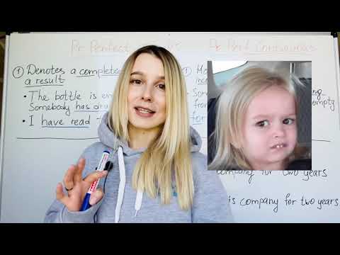 Видео: Разница между Present Perfect vs Present Perfect Continuous