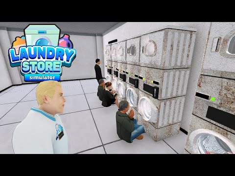 Видео: Самообслуживание и кассир - Laundry Store Simulator #3 Прохождение