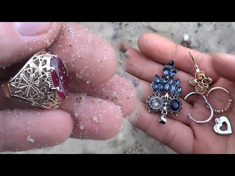 Видео: Пляжный коп.Поиск золота.We found gold.Лучшая находка. засняли НЛО/gold search/DALLMYD/