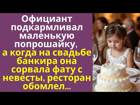 Видео: Официант подкармливал попрошайку, а когда на свадьбе банкира она сорвала фату невесты, все обомлели