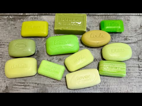 Видео: ASMR Soap/ cutting dry soap 💚/ резка сухого мыла 