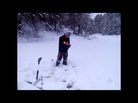 Видео: Мотобуксировщик "ОМИЧ" зима,тайга,снег.