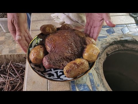 Видео: Индейка с картофелем в тандыре