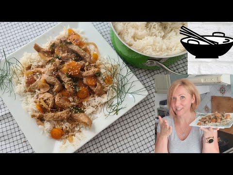 Видео: Свинина с рисом и сезамом по АЗИАТСКИ в Термомиксе. Thermomix Rezepte