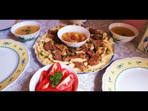 Видео: Жижиг Галнаш!Галушки с мясом!Очень вкусно!