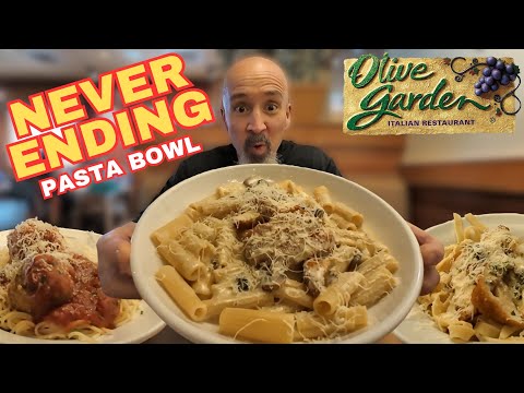 Видео: Я установил рекорд по поеданию пасты в местном ресторане Olive Garden!