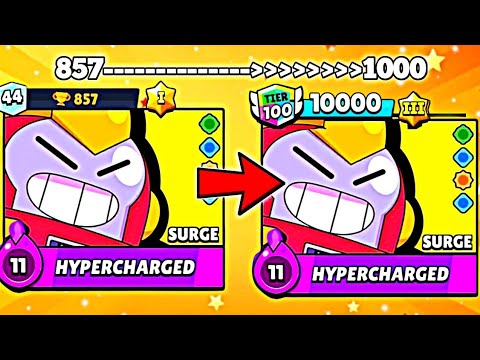 Видео: ВДИГАМ SURGE НА MAX TIER В BRAWL STARS 😱🌟 | ЧАСТ 2