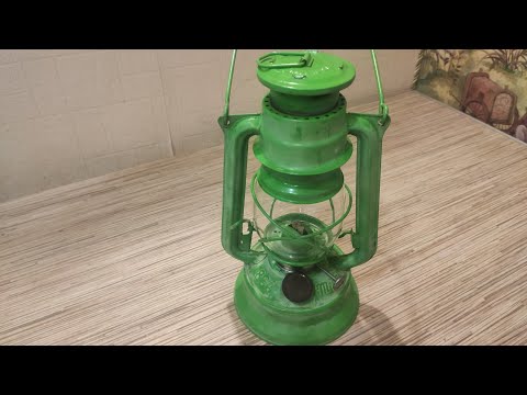 Видео: Керосиновая лампа Meva (Чехия).