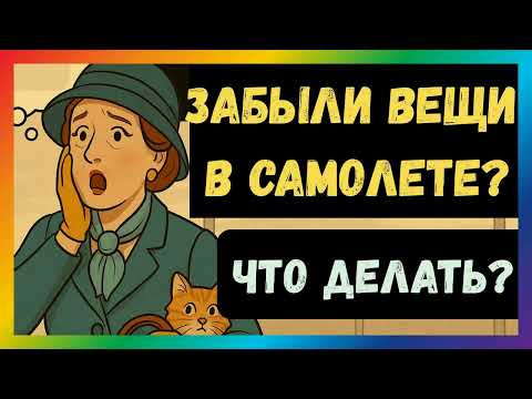 Видео: Забыли вещи в самолёте? Что сказать по-английски. Lost something on the plane?