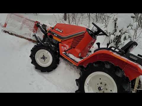 Видео: Kubota А 14 и зимой есть работенка