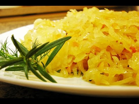 Видео: Тушеная квашеная капуста по-немецки