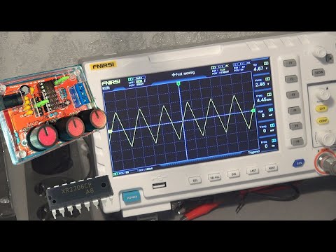 Видео: Сборка и обзор генератора сигналов на XR2206CP