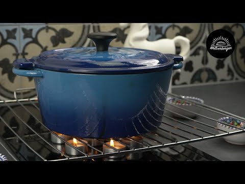 Видео: Блэкаут-хлеб, пеките без электричества, с чайными свечами! Также для препперов