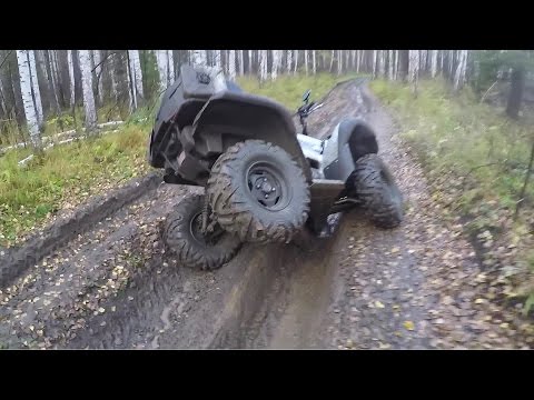 Видео: Девчонки отжигают на квадроциклах CF  Moto 500