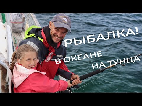 Видео: Рыбалка троллингом на тунца с яхты у Австралии. Кругосветка