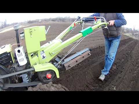 Видео: ПОСАДКА КАРТОФЕЛЯ 2021. Или испытания развесовки тяжёлого мотоблока.