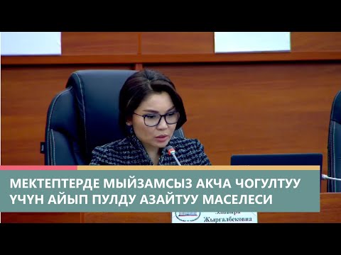 Видео: Мектептерде мыйзамсыз акча чогултуу үчүн айып акчанын суммасын азайтуу маселеси